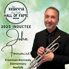 Congratulations to John Fouracre '90, who was named to the @miccamusic Paul  Smith Hall of Fame! Fouracre studied trumpet at UMass with Walter Chesnut  and performed with the Symphony Band and Wind