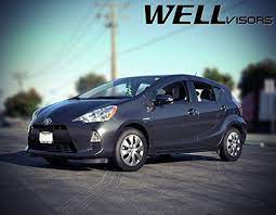 wellvisors premium series side rain guard window visors deflectors for 12 up toyota prius c 2012 2013 2014 2015 2016 2017 1 toyota prius toyota for sale toyota