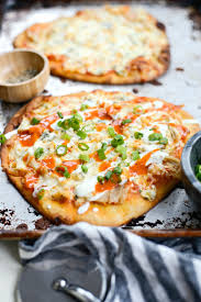 Buffalo Chicken Flatbread Pizzas L Simplyscratch Com Buffalo Chicken Flatbread Pizza Chicken Flatbread Chicken Flatbread Pizza