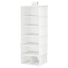 Stuk Rangement 7 Compartiments Blanc Gris 30x30x90 Cm Ikea Ikea Storage Boxes With Lids Hanging Clothes Organizer