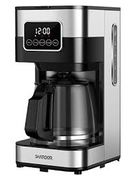 So the unit works automatically and yields output to you. Amazon Com Shardor Coffee Maker Touch Screen 10 Cup Programmable With Glass Carafe Stainless Steel Kitchen Dining