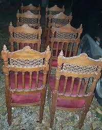 Pricing, promotions and availability may vary by location and at target.com. 8 Antique Pearl Inlay Dining Room Chairs Red Velvet Ebay