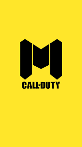 Best collection of mobile wallpaper without watermark for all mobile. Call Of Duty Mobile Logo Yellow Background 4k Ultra Hd Mobile Wallpaper