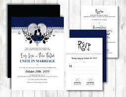 Corpse Bride Eternal Heart Theme Printable Wedding Invitation Rose Invitation Tim Burton Wedding Save The Date Gothic Black Blue Printable Wedding Invitations Wedding Saving Rose Wedding Invitations