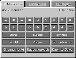 Sep 09, 2020 · the type bifunction<minecraft, screen, screen> acts as the type of mod configuration gui factory here. World Handler Command Gui Mods Minecraft Curseforge