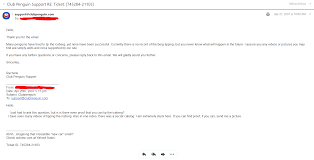 Do not use your real name. Here S An Email From 2007 I Sent To Club Penguin Support Asking If You Could Tip The Iceberg Clubpenguin
