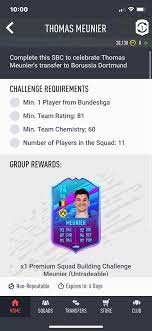 Bundesliga and the belgium national team. Thomas Meunier Sbc Fifa