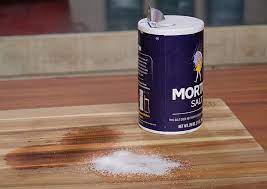 If you've got fresh stains on your wood cutting board, sprinkle some baking soda on the surface. How To Clean A Wooden Cutting Board F N Sharp