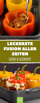 Mini Lasagne In Paprikaschoten Mini Lasagne Rezepte Abendessen Rezepte