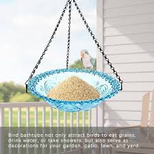 Amazon.co.jp: ハンギングバードプール信頼性の高いパフォーマンスを備えた多用途の鳥の水やり皿、吊り下げバードバス -  吊り下げバードプール、吊り下げ可能なガラス製バードバス | ハチドリの吊り下げ鳥水皿、庭の庭パティオの装飾用 23.5cm9.05インチ :  ペット用品