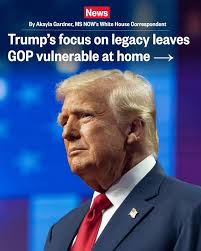 The first year of the President Trump's second term has been consumed with  assuring his immortality. A fixation