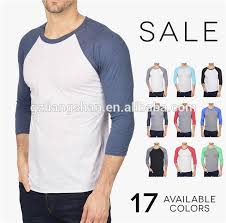 factory oem raglan tri blend plain tee baseball t shirt 3 4 sleeve wholesale tshirts cotton sport t shirt men buy wholesale t shirts sport t