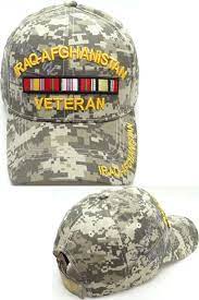 Iraq Afghanistan Veteran Cap With Ribbons Acu Digital Camo Digital Camo Afghanistan Iraq