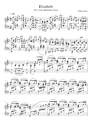 Elizabeth Sheet Music For Piano Solo Musescore Com