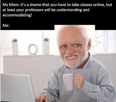 Gotta make zoom meetings more interesting somehow! Online Classes Meme Macalester Place And Community In A Covid Landscape