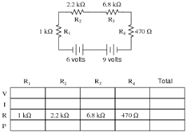 Electrons can follow different paths as they flow from the negative side of the battery to. Series Dc Circuits Worksheet