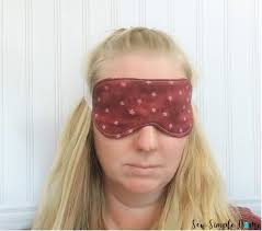 There are 3 sizes, adult, child and dolly. Diy Sleep Mask Pattern Sew Simple Home