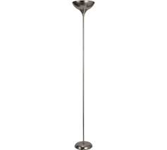 Buy Argos Home Torchiere Uplighter Floor Lamp Brushed Chrome Floor Lamps With Images Chrome Floor Lamps Floor Lamp Lamp