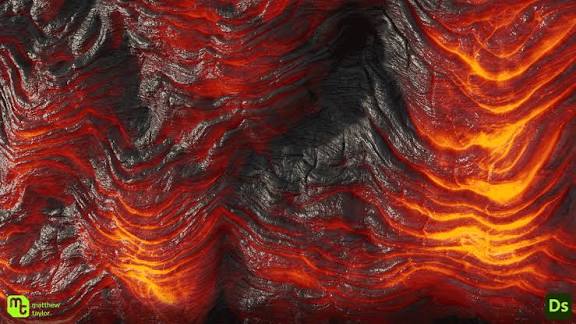 ArtStation - Lava/Volcanic Rock - Procedural Material
