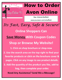 Use The Coupon Code Ra2507 To Receive Free Shipping On Your 25 00 Online Order Avon Online Avon Avon Representative