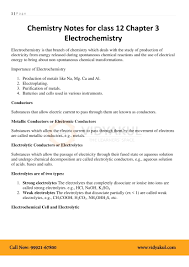 Ncert solutions class 12 chemistry in hindi chemistry notes in hindi class 12 rbse pdf download chemistry class 12 in hindi. Electrochemistry Class 12 Notes Vidyakul