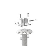 Flange Head of Screw Pile for Solar Mounting System - PV Mounts