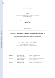 Rapide, gratuit et simple d'utilisation, classement par ordre alphabetique. Pdf Samcco Un Systeme D Apprentissage Mobile Contextuel Et Collaboratif Dans Des Situations Professionnelles