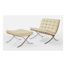 In the german pavilion at the 1929 world's fair in barcelona. Ludwig Mies Van Der Rohe Barcelona Chair And Ottoman Circa 1929 Mutualart