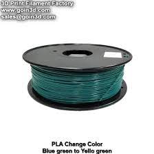 Blue Green To Yellow Green Color Change Filament 3d Printer Pen Color Change 3d Printer Pen 3d Printing