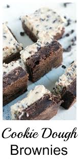Cookie Dough Brownies Recipe Cookie Dough Brownies Desserts Cookie Dough Dessert Recipes
