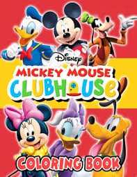 Description • 288 coloring & activity pages • over 30 stickers • back cover page is a cutout Mickey Mouse Clubhouse Coloring Book Easy Coloring Book For Fans Of Mickey Mouse Clubhouse With Easy Coloring Pages In High Quality Perfect Way Encouraging Creativity And Build Hand Eye Coordination Lewis Steve 9798685194282