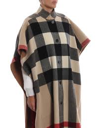 Burberry london camel wool cashmere topcoat fw 2016, size 50. Burberry Reversible Camel Wool Blend Long Cape Capes Ponchos 4069863