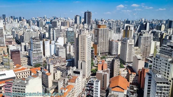 Visão aérea da cidade de São Paulo