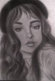 Self-portrait. Done in graphite and charcoal.