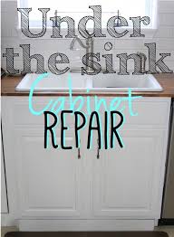 Replacing The Under Sink Cabinet Floor Under Kitchen Sinks Sink Cabinet Diy Kitchen Sink Cabinet