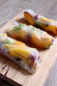Rouleaux De Printemps Aux Fruits Bonjour Darling Rouleau De Printemps Recettes De Cuisine Rouleau De Printemps Fruits