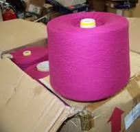 12 Rolls Western Yarn Dyeing Inc. 100% Slub Cotton 30/1 Color: Raspberry New