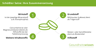 Aber was können die salze genau? Schussler Salze Wirkung Anwendung