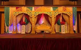 Reception setup for shafinah at ideal convention centre selayang dais by @melur.putih photo by @azrizal.azizan. Ideal Convention Centre Idcc Selayang Ask Venue