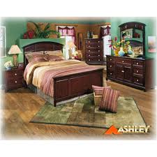 Looking to buy bedroom set online? B343 92 Ashley Furniture Hillhouse Nightstand Merlot Finish