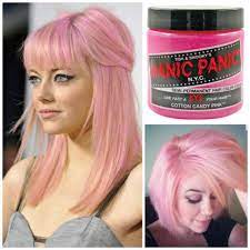 Manic Panic Glow In The Dark Semi Permanent Hair Color In Cotton Candy Gogetglam Semi Permanent Hair Color Temporary Hair Color Permanent Hair Color