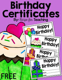 Printable Happy Birthday Card For Teacher Birthday Certificates Birthday Certificate Teacher Birthday Card Student Birthdays