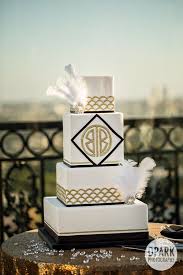 Black And Gold Art Deco Cake London West Hollywood Wedding Bess Brandon Wedding Cake Toppers Unique Wedding Cake Decorations Art Deco Cake