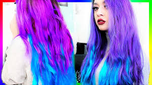 With everyone opting for bright and bold, beautiful hair these days, it makes sense to pay a little bit more attention to. Dying My Hair Purple And Blue Ombre Youtube