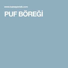 Puf Boregi Yemek Tarifleri Yemek