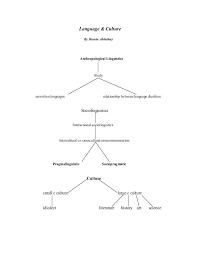 Language Culture In Sociolinguistics A Concept Map