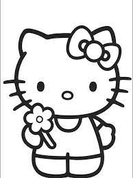 Help your kids celebrate by printing these free coloring pages, which they can give to siblings, classmates, family members, and other important people in their lives. Hello Kitty Coloring Page Christmas When We First Heard Hello Kitty The First One That Occurr Hello Kitty Colouring Pages Hello Kitty Coloring Kitty Coloring