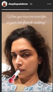 Deepika padukone at a cricket match. Photo Deepika Padukone Falls Sick After Enjoying Too Much At Her Best Friend S Wedding Asia Newsday