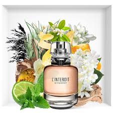 This fragrance is composed of a white floral cut with a dark, woody accord that flirts with obscurity. The New Fragrance Of Givenchy L Interdit Eau De Parfum Reastars Perfume And Beauty Magazine Givenchy Fragrance Perfume Adverts Givenchy Perfume