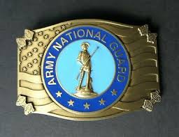 With personalized dog tags beneath the u.s. Xl Us Army National Guard Logo Lapel Hat Pin Up Veteran Marines Navy Air Force Militaria Militaria Date Unknown